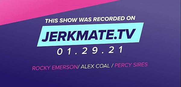  Rocky Emerson Gets Gagged By Alex Coal And Percy Sires So They Can Have Their Way Live On Jerkmate tv